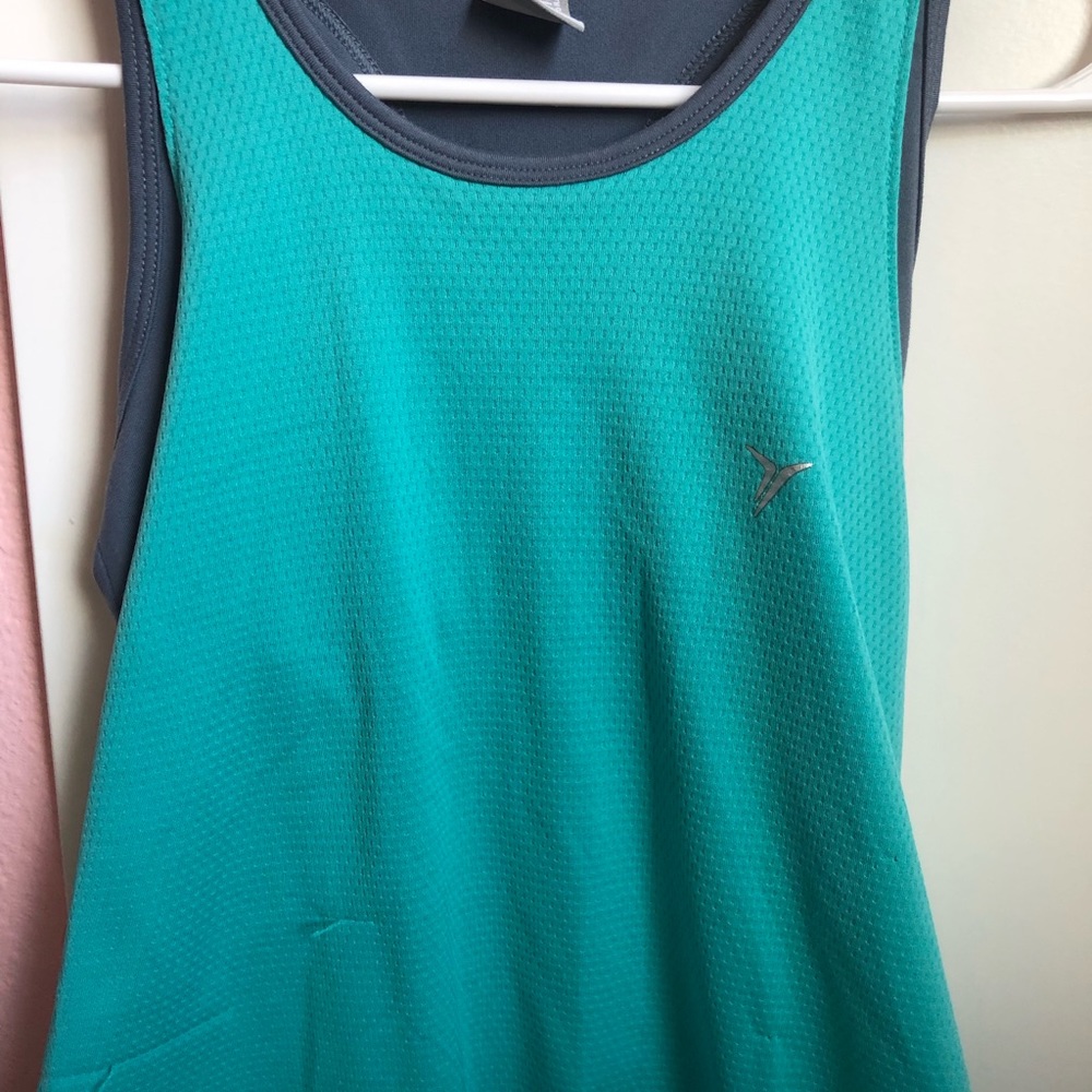 Blue Activewear Tank Top